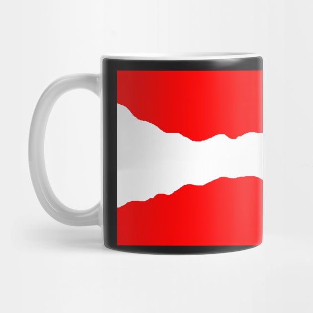 Curving Austrian Flag by Student-Made